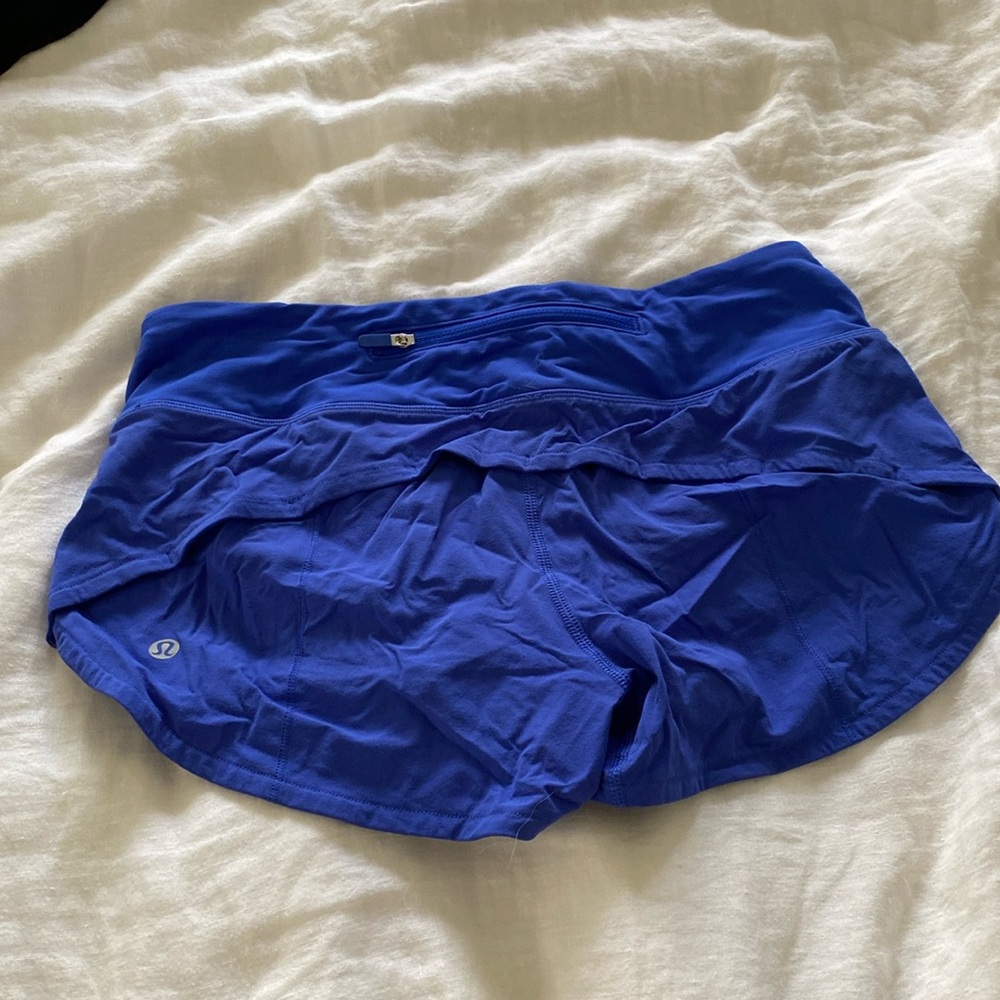 Blue lululemon shorts